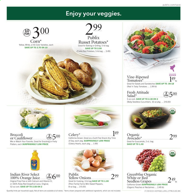 Publix ad - 09/02/2021 - 09/08/2021. Page 7