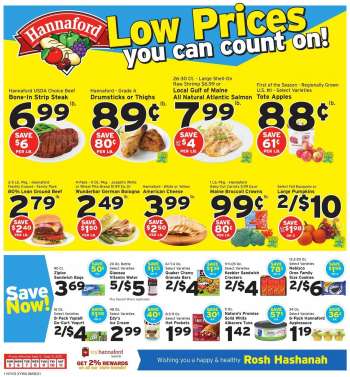 Hannaford Flyer - 09.05.2021 - 09.11.2021.