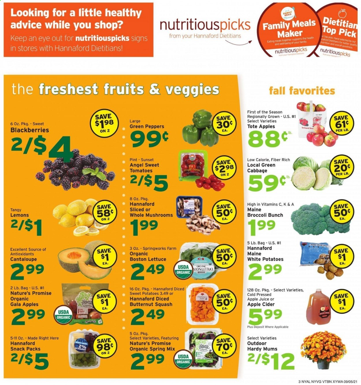 Hannaford ad - 09/05/2021 - 09/11/2021. Page 3