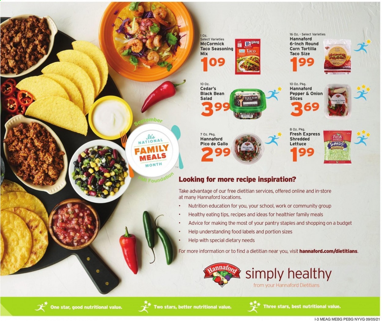 Hannaford ad - 09/05/2021 - 09/11/2021. Page 11