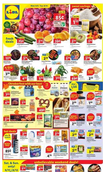 Lidl Flyer - 09.08.2021 - 09.14.2021.