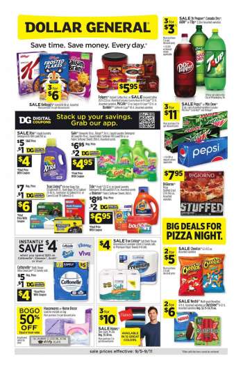 Dollar General Flyer - 09.05.2021 - 09.11.2021.