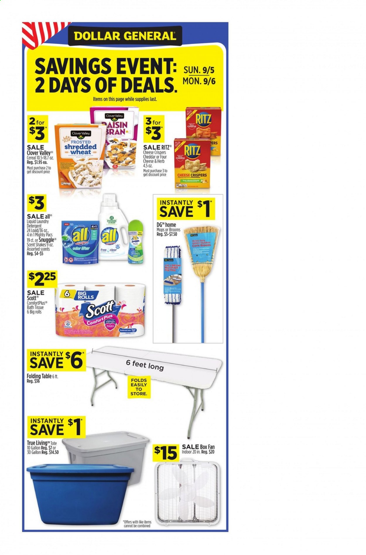 Dollar General ad - 09/05/2021 - 09/11/2021. Page 10