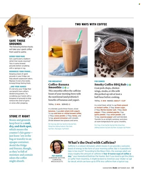 Hannaford ad - 09/01/2021 - 09/30/2021. Page 15