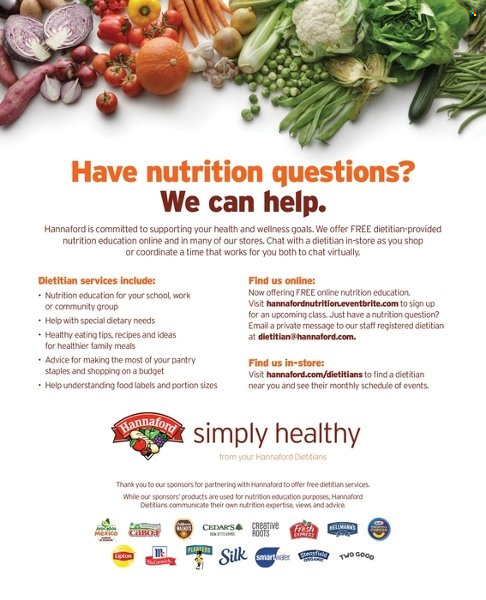 Hannaford ad - 09/01/2021 - 09/30/2021. Page 20