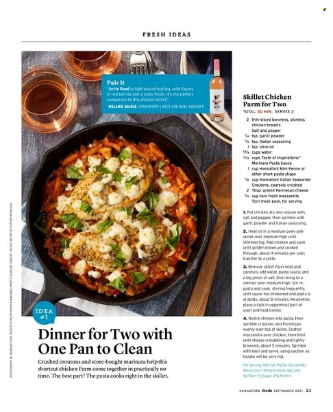 Hannaford ad - 09/01/2021 - 09/30/2021. Page 21