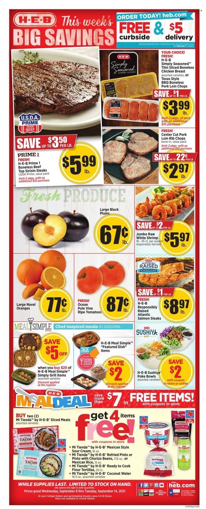 H-E-B ad - 09/08/2021 - 09/14/2021. Page 1