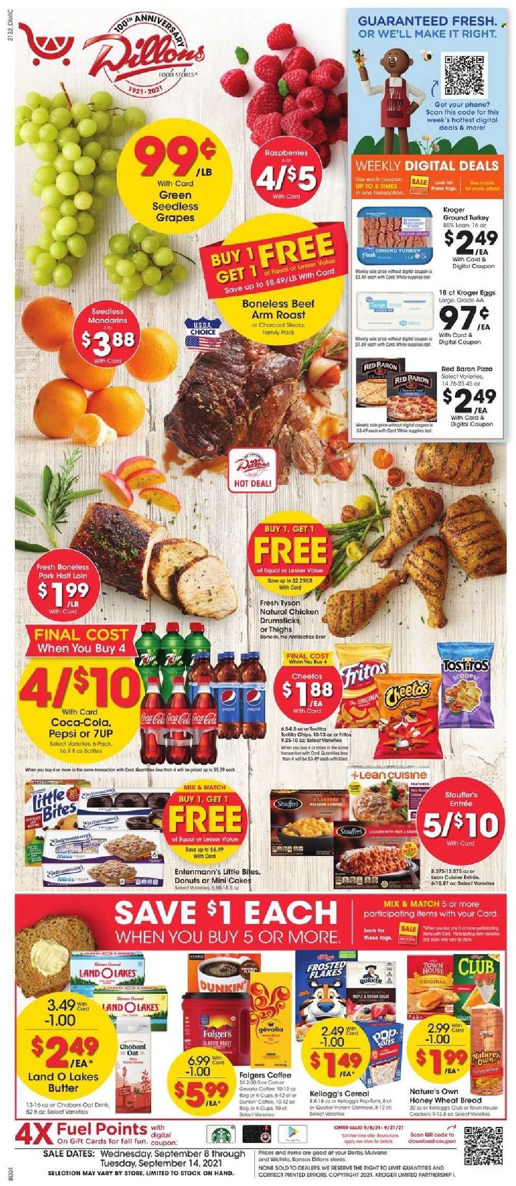 Dillons ad - 09/08/2021 - 09/14/2021. Page 1