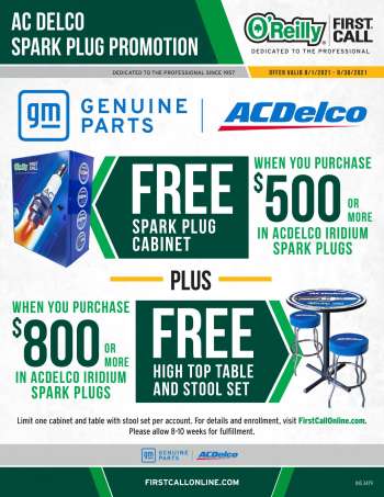 O'Reilly Auto Parts Flyer - 08.01.2021 - 09.30.2021.