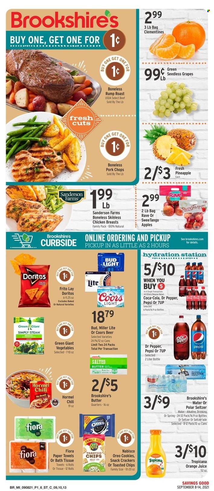 Brookshires ad - 09/08/2021 - 09/14/2021. Page 1