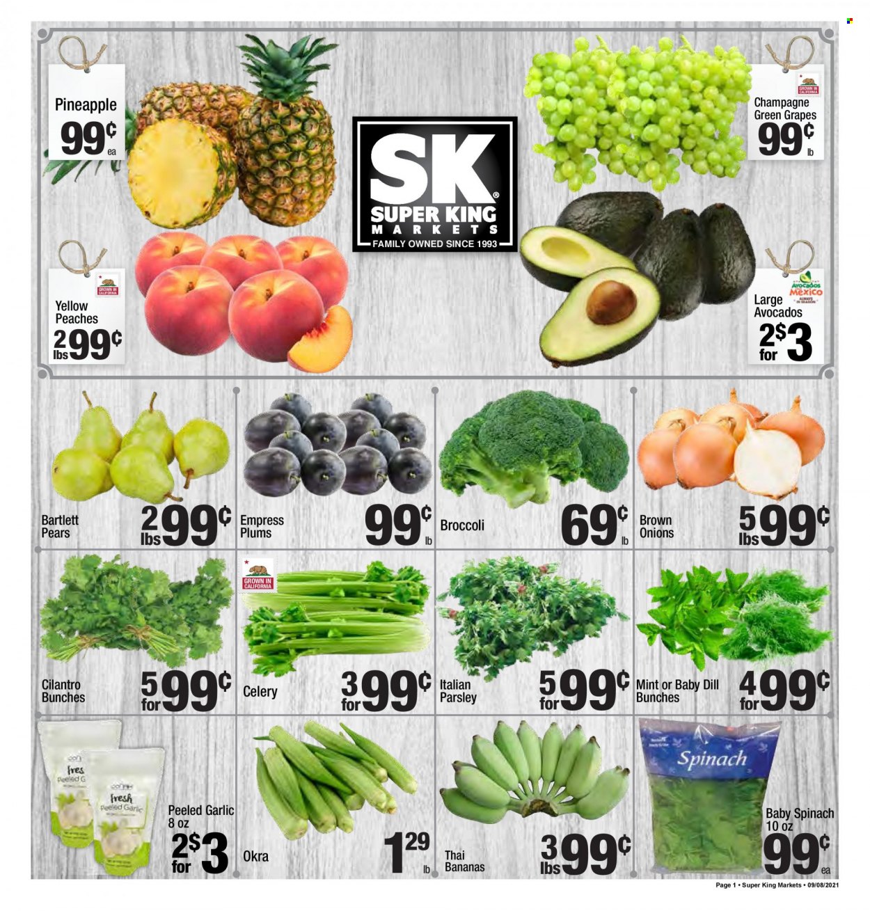 Super King Markets ad - 09/08/2021 - 09/14/2021. Page 1