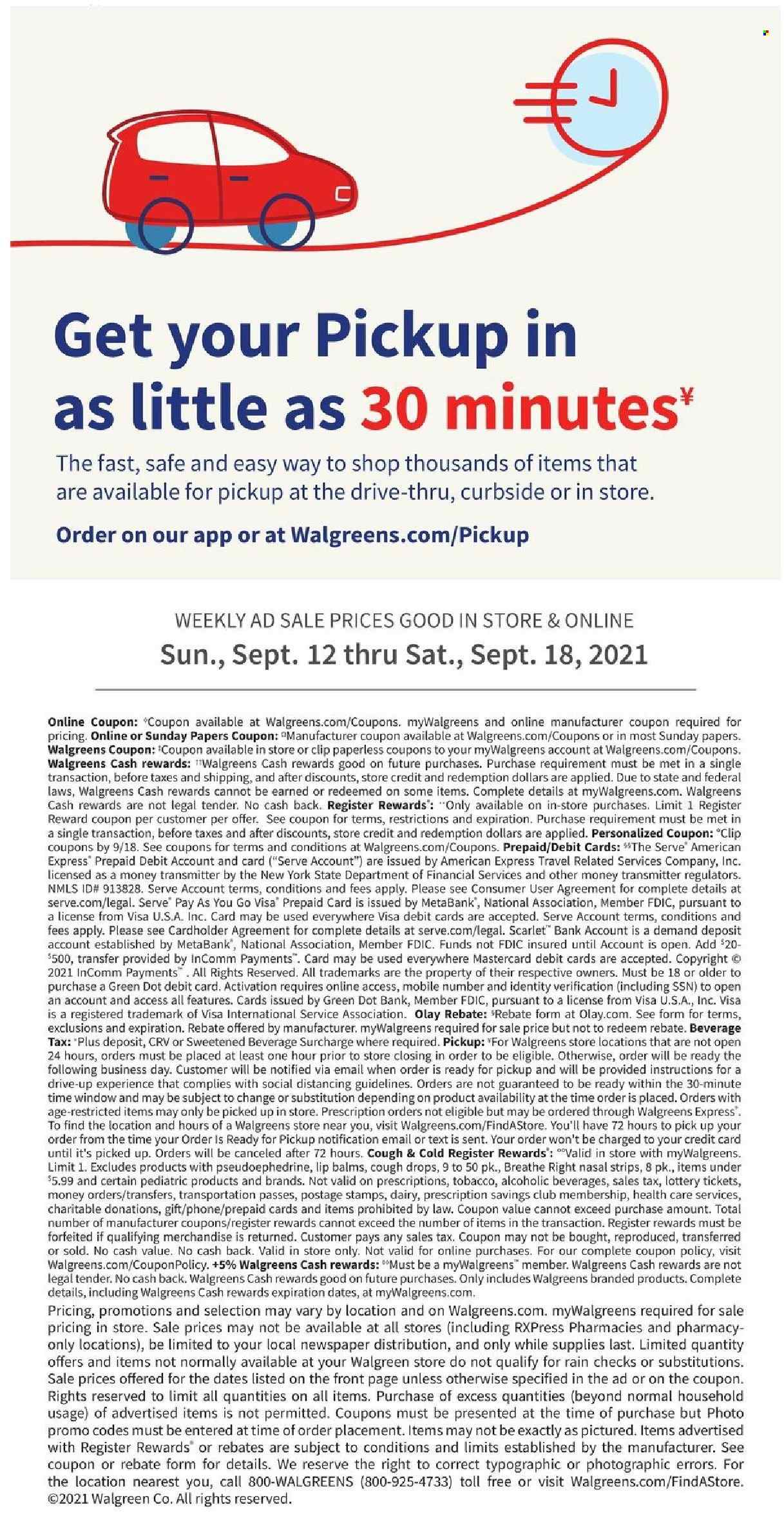 Walgreens ad - 09/12/2021 - 09/18/2021. Page 24