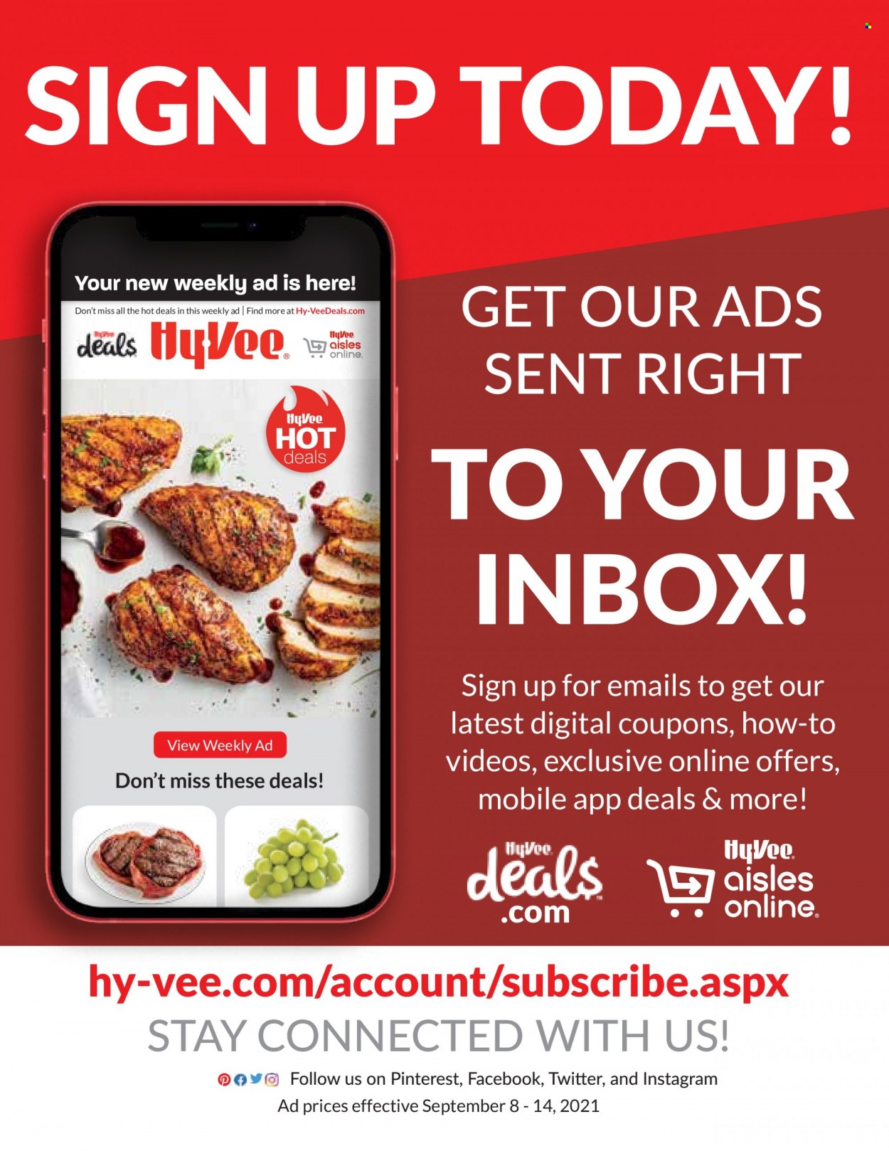Hy-Vee ad - 09/08/2021 - 09/14/2021. Page 34