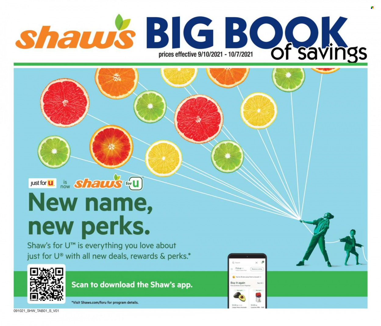Shaw’s ad - 09/10/2021 - 10/07/2021. Page 1