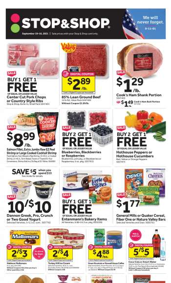 Stop & Shop Flyer - 09.10.2021 - 09.16.2021.