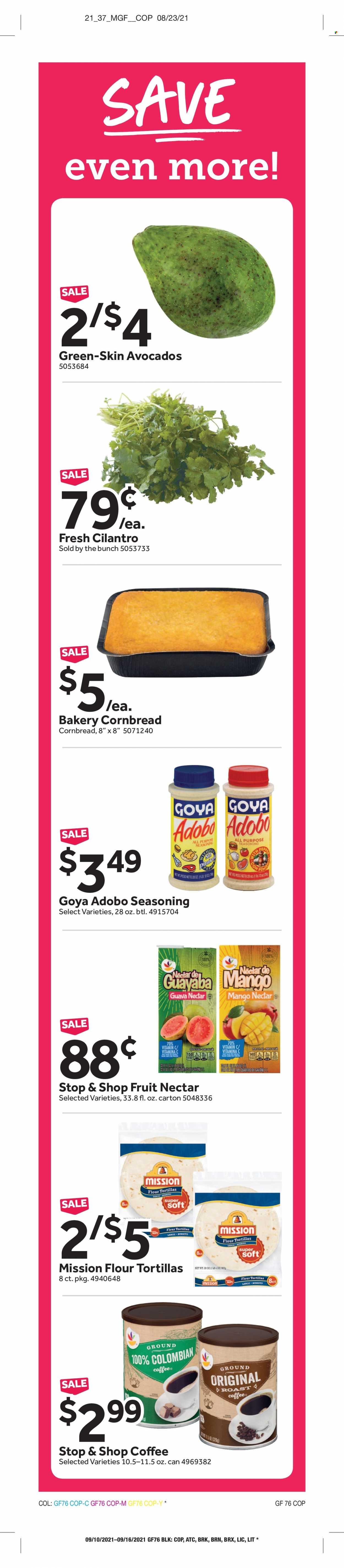 Stop & Shop ad - 09/10/2021 - 09/16/2021. Page 13