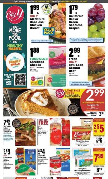 Big Y Flyer - 09.09.2021 - 09.15.2021.