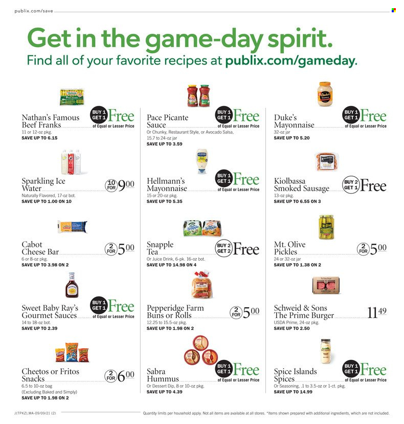 Publix ad - 09/09/2021 - 09/15/2021. Page 2