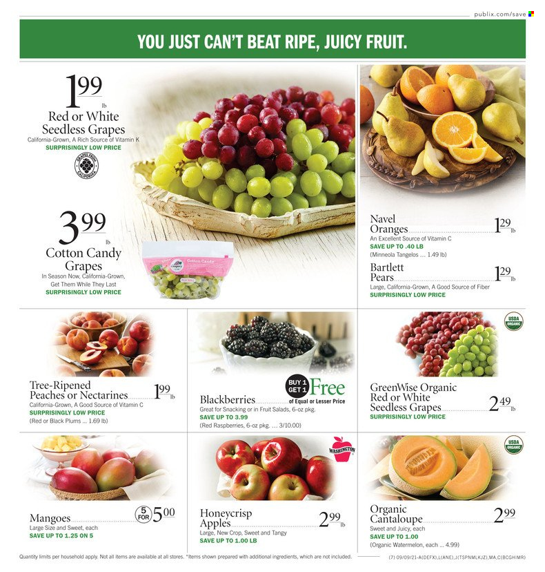 Publix ad - 09/09/2021 - 09/15/2021. Page 7