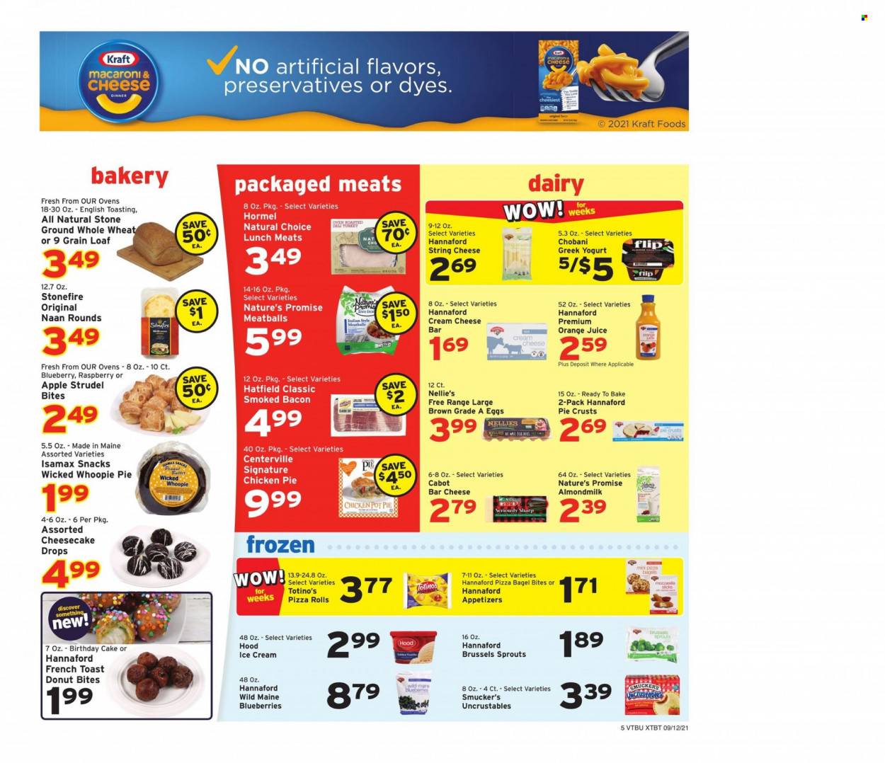 Hannaford ad - 09/12/2021 - 09/18/2021. Page 5