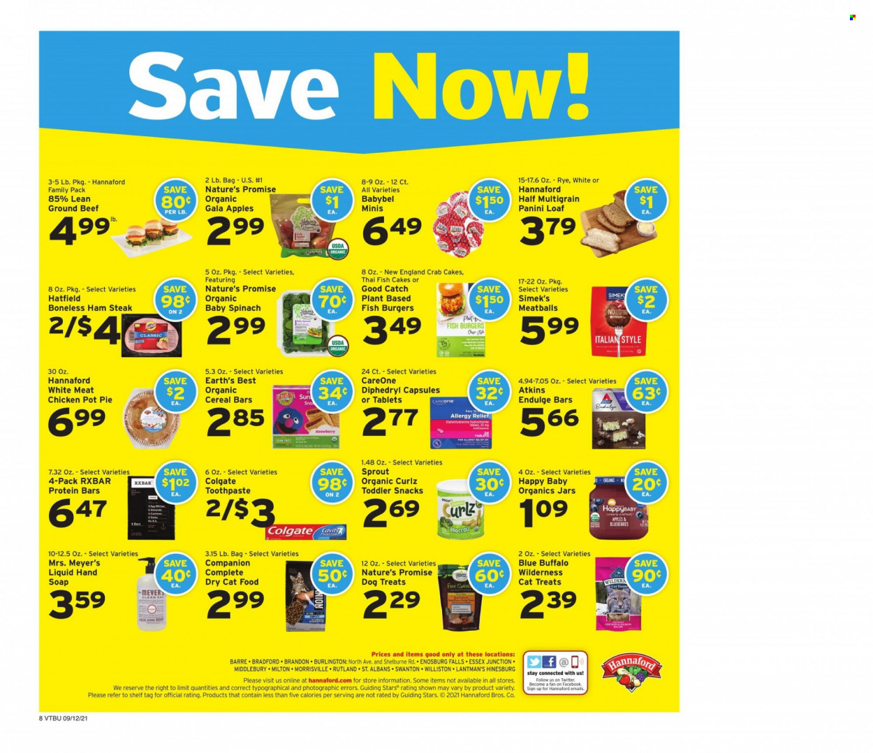 Hannaford ad - 09/12/2021 - 09/18/2021. Page 9