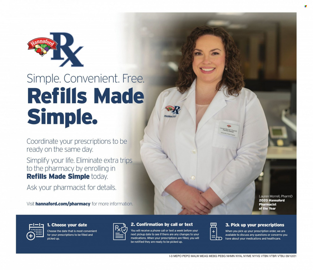 Hannaford ad - 09/12/2021 - 09/18/2021. Page 12