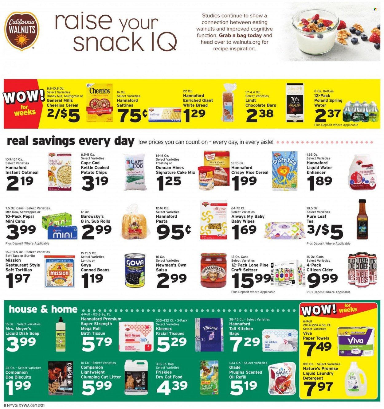 Hannaford ad - 09/12/2021 - 09/18/2021. Page 6