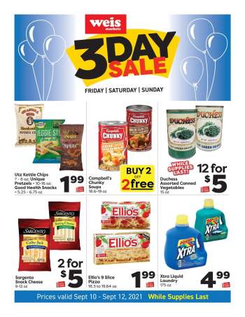 Weis Flyer - 09.10.2021 - 09.12.2021.