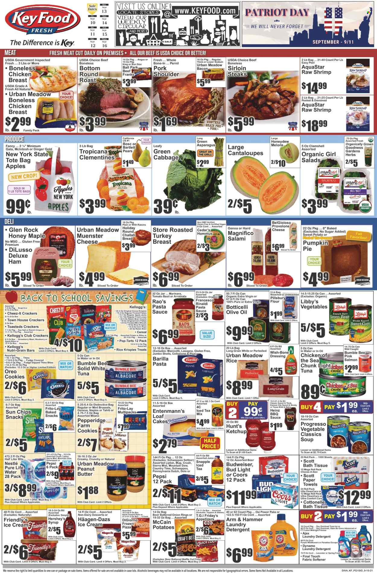 Key Food ad - 09/10/2021 - 09/16/2021. Page 1