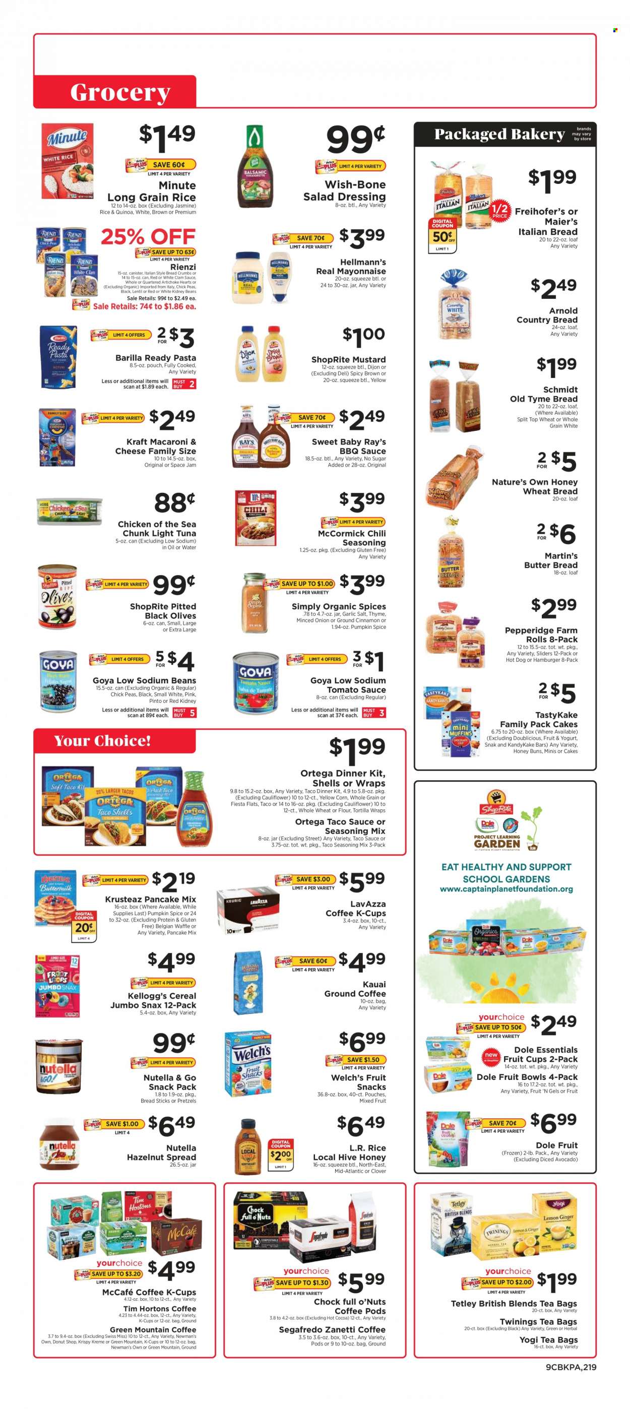 ShopRite ad - 09/12/2021 - 09/18/2021. Page 9