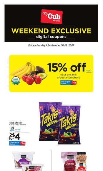 Cub Foods Flyer - 09.10.2021 - 09.12.2021.