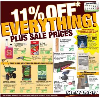 Menards Flyer - 09.09.2021 - 09.18.2021.
