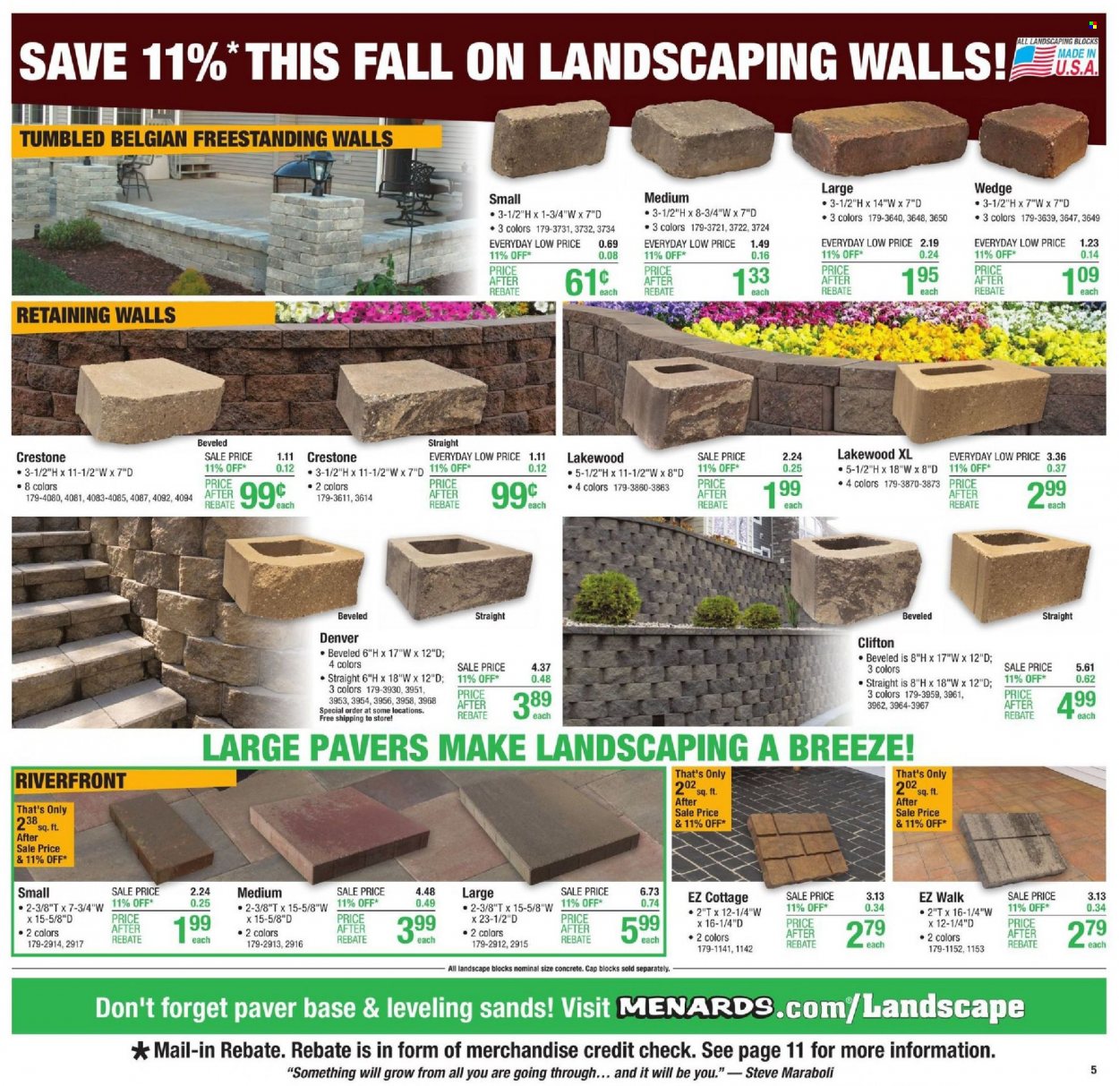 Menards ad - 09/09/2021 - 09/18/2021. Page 6