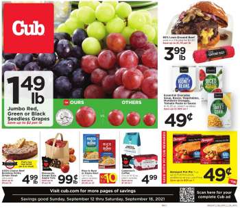 Cub Foods Flyer - 09.12.2021 - 09.18.2021.