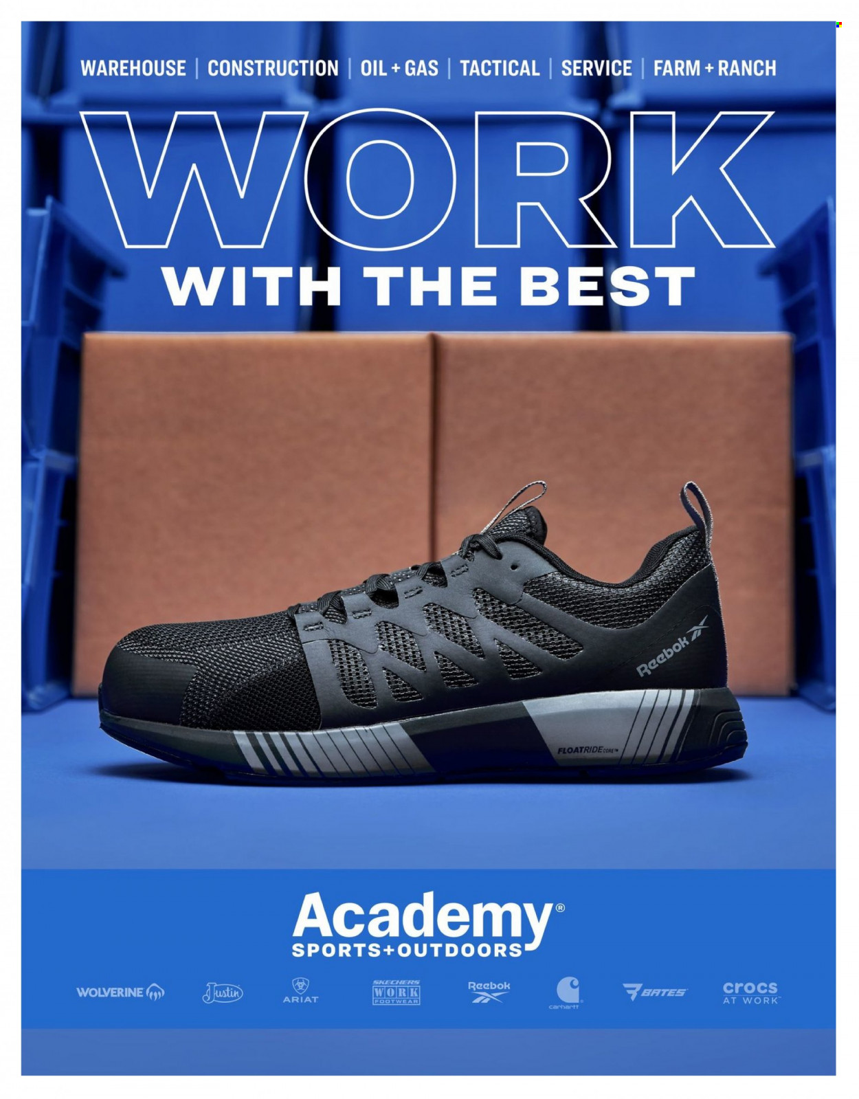 thumbnail - Academy Sports + Outdoors Flyer - Sales products - Reebok, Skechers. Page 1.