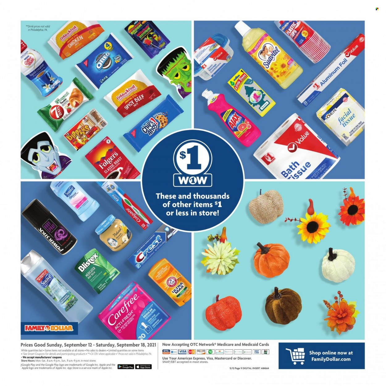 Family Dollar ad - 09/12/2021 - 09/18/2021. Page 10