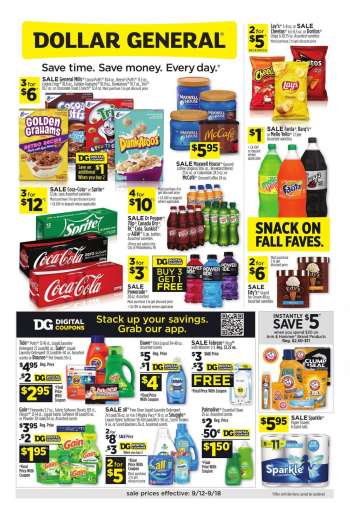 Dollar General Flyer - 09.12.2021 - 09.18.2021.