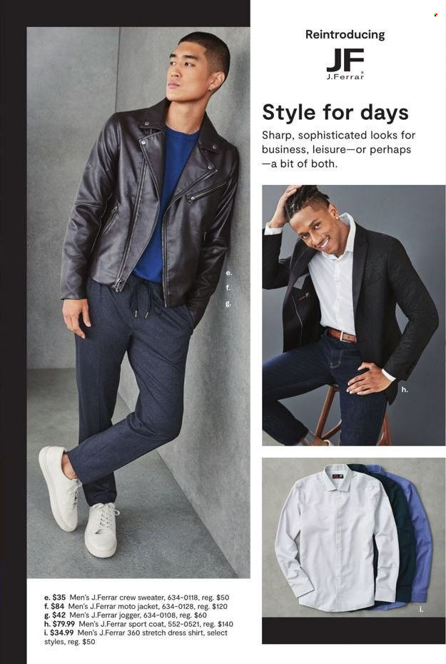 thumbnail - JCPenney Flyer - 09/13/2021 - 09/29/2021 - Sales products - coat, jacket, dress, shirt, sweater. Page 12.