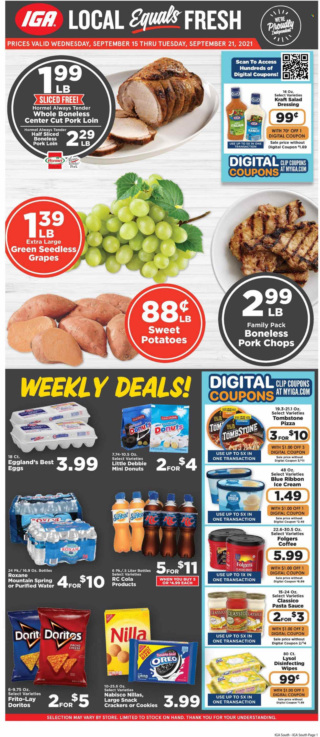 IGA ad - 09/15/2021 - 09/21/2021. Page 1