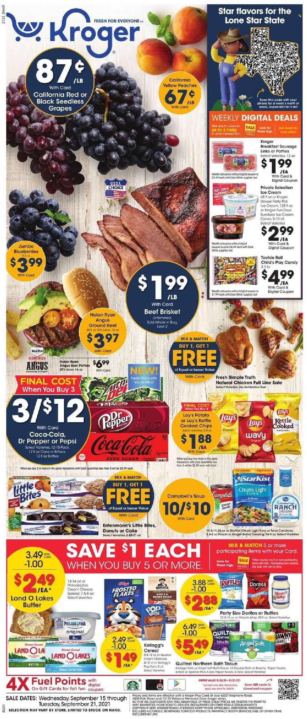 Kroger ad - 09/15/2021 - 09/21/2021. Page 1
