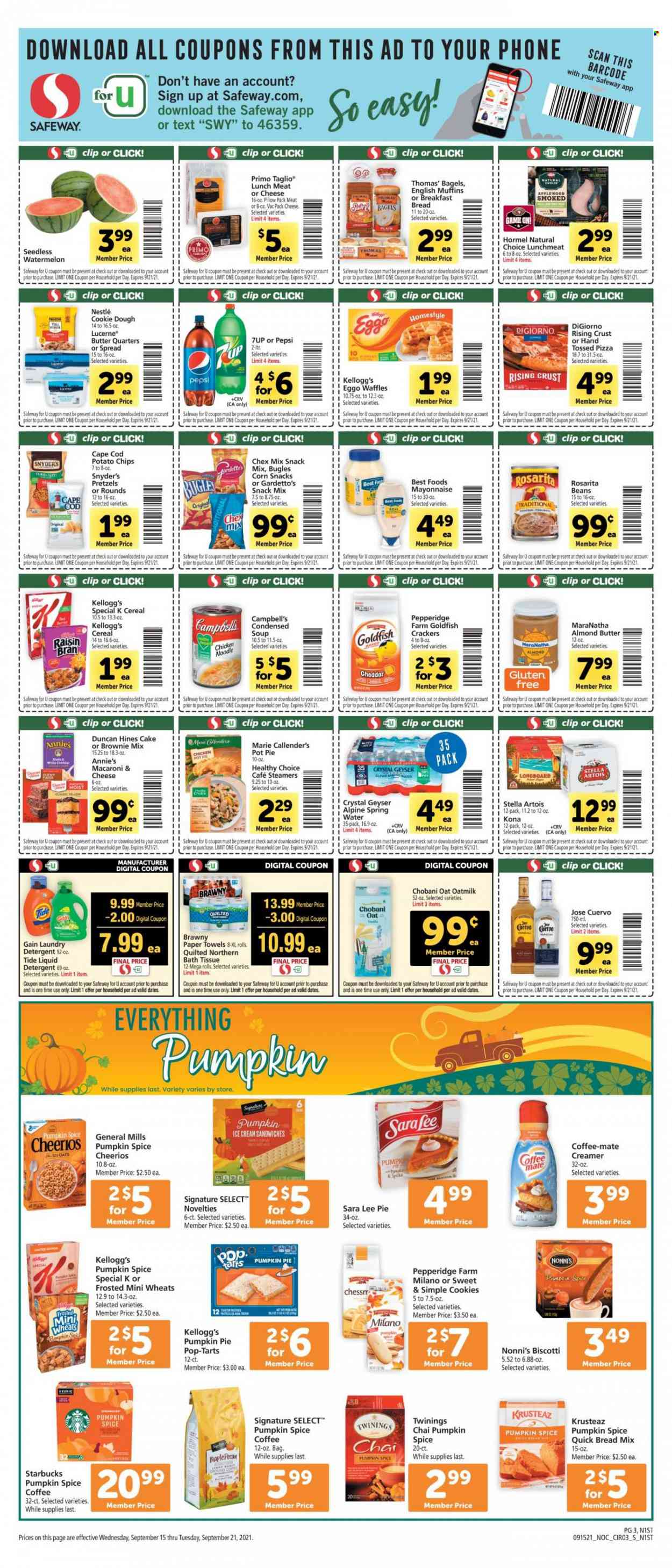 Safeway ad - 09/15/2021 - 09/21/2021. Page 3