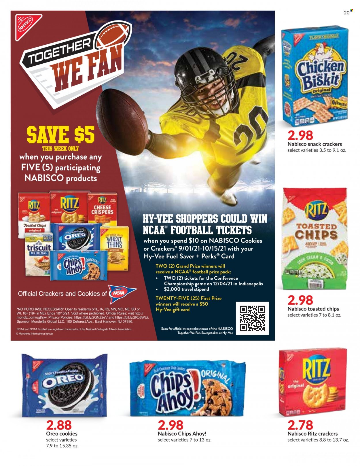 Hy-Vee ad - 09/15/2021 - 09/21/2021. Page 20
