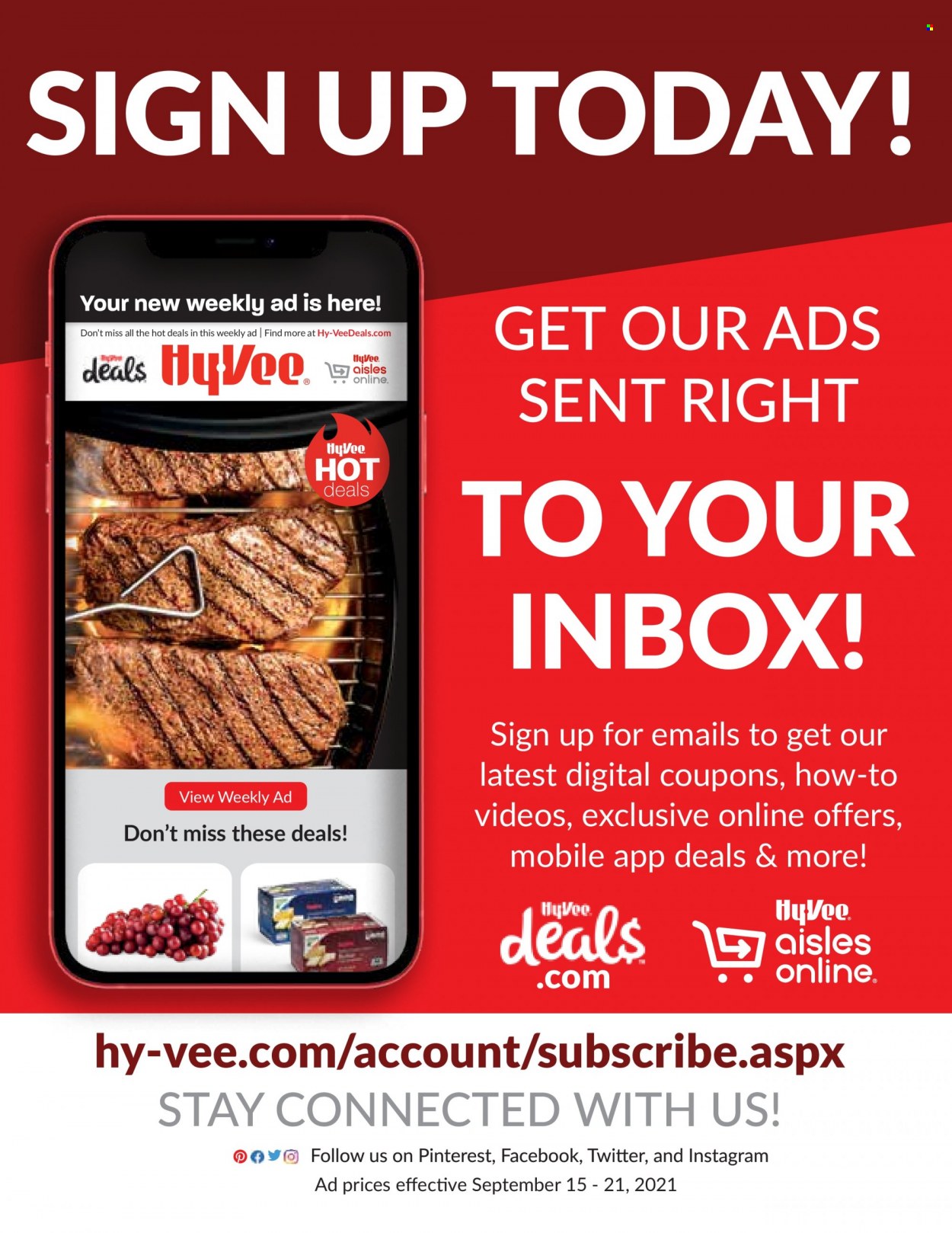 Hy-Vee ad - 09/15/2021 - 09/21/2021. Page 34