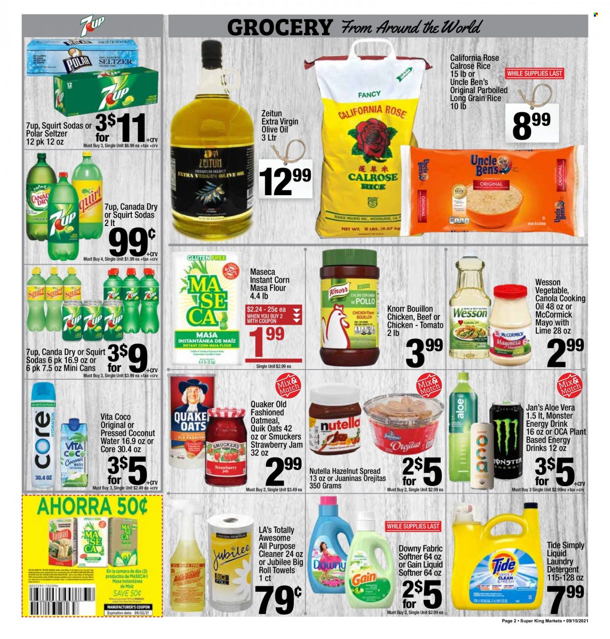 Super King Markets ad - 09/15/2021 - 09/21/2021. Page 2