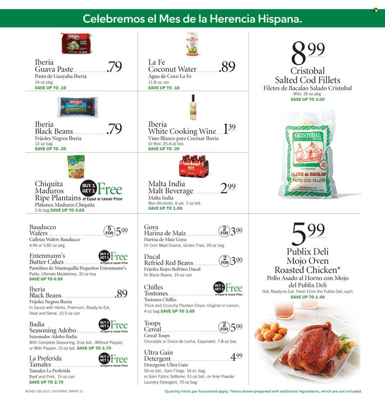 Publix ad - 09/16/2021 - 09/22/2021. Page 4