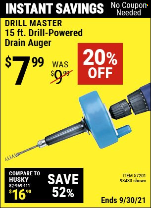 thumbnail - Harbor Freight Flyer - 09/16/2021 - 09/30/2021 - Sales products - drill. Page 115.