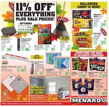 Menards Flyer - 09.16.2021 - 09.25.2021.