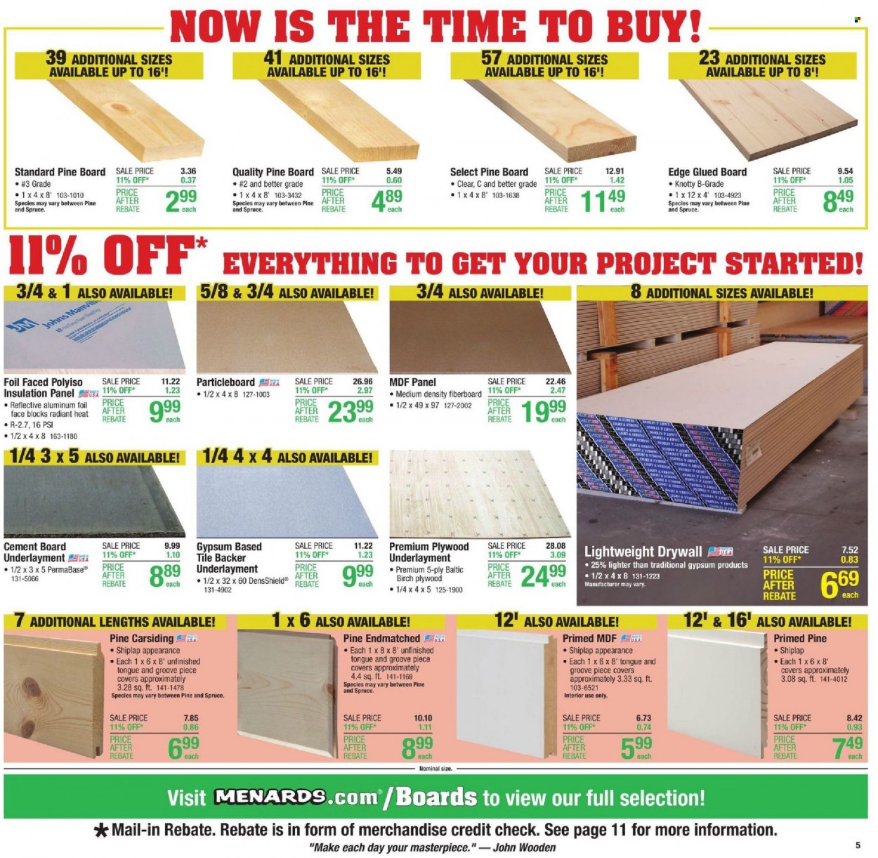 Menards ad - 09/16/2021 - 09/25/2021. Page 8