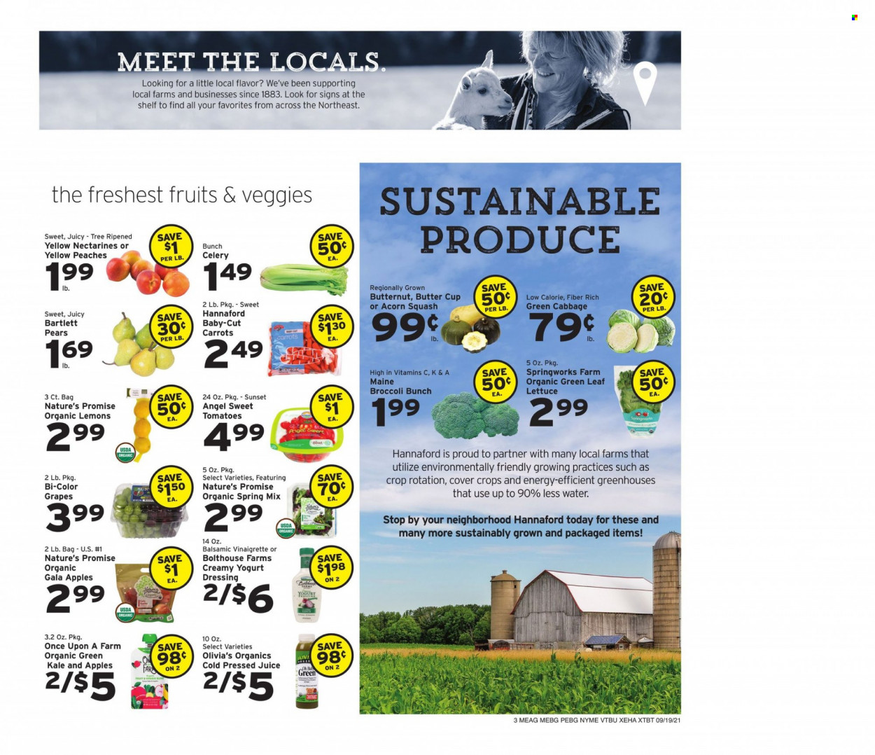 Hannaford ad - 09/19/2021 - 09/25/2021. Page 3