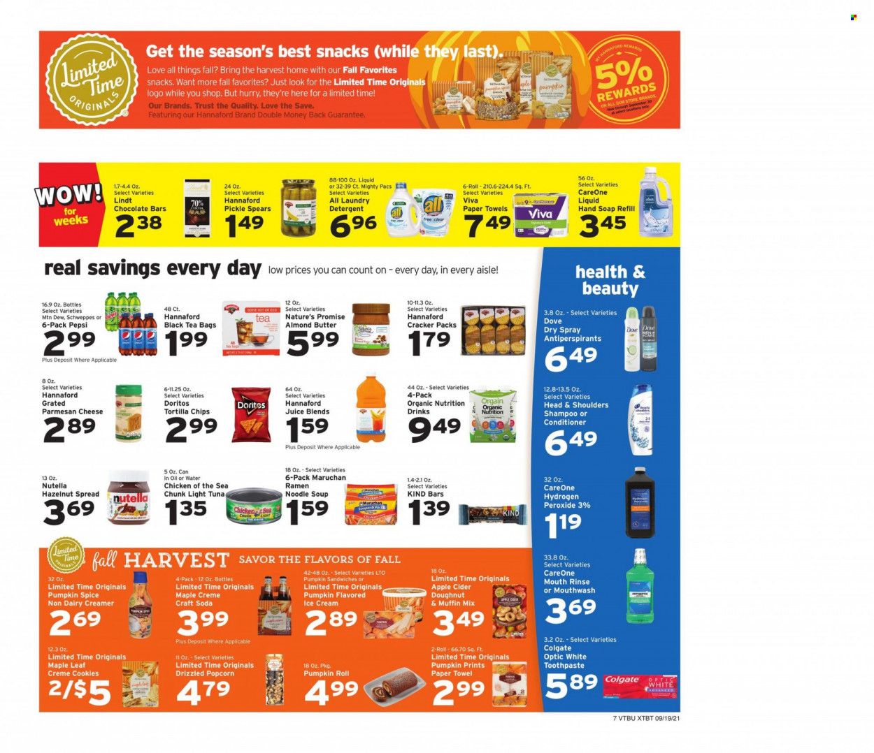 Hannaford ad - 09/19/2021 - 09/25/2021. Page 9